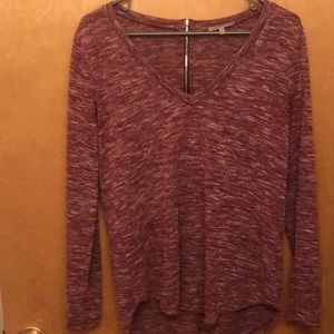 🆕 burgundy long sleeve top